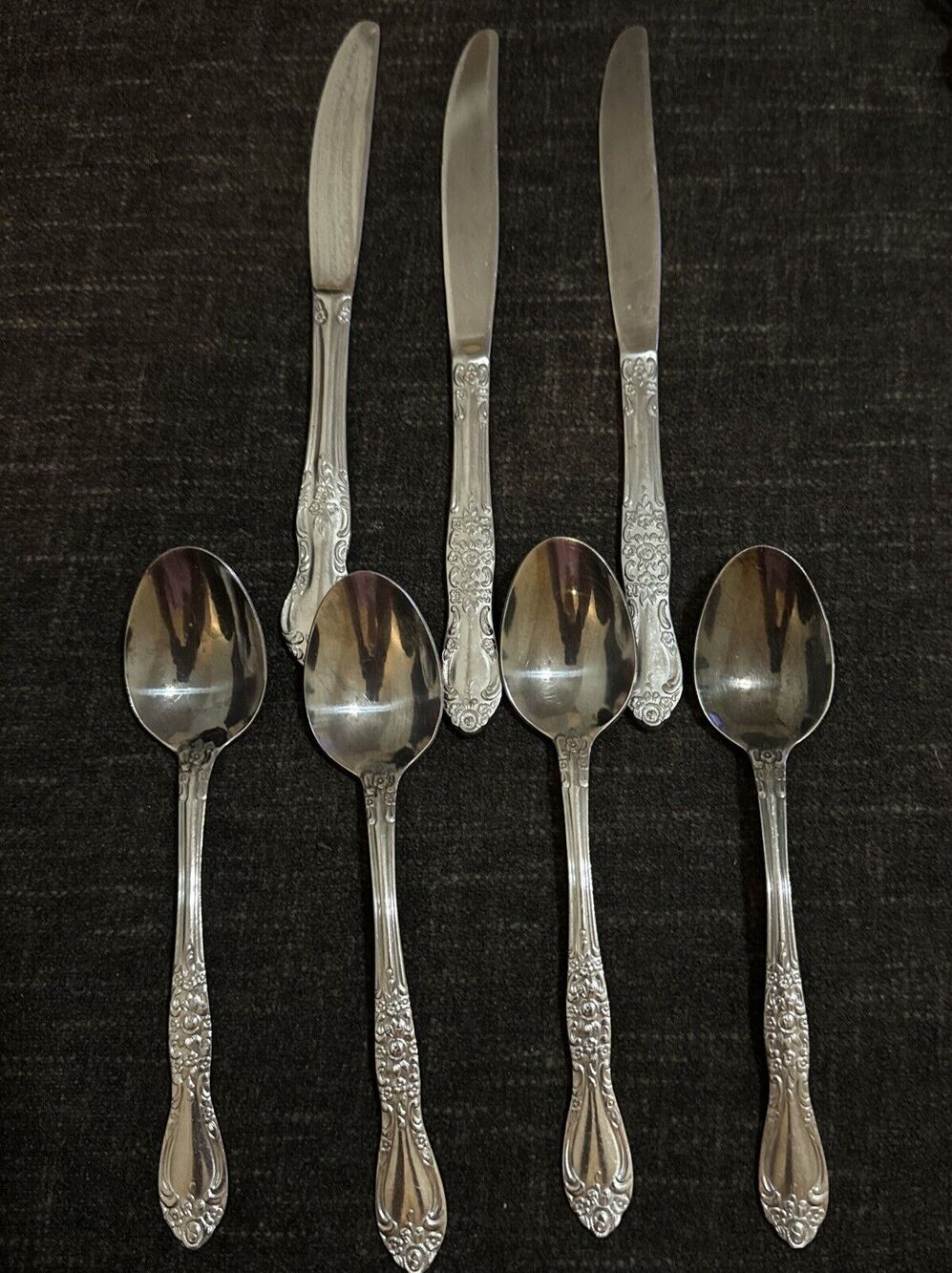 Northland Carolina Stainless Flatware, Korea, 7 Pieces
